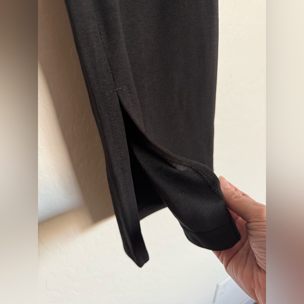 TRUTH By Republic Black Women's Stretch Flare Split-Hem Pants - NEW - Small - Picture 3 of 4